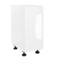 Cambridge Quick Assemble Modern Style, White Gloss 18 in. Base Kitchen Cabinet (18 in. W x 24 in. D x 34.50 in. H) SA-BD18-WG